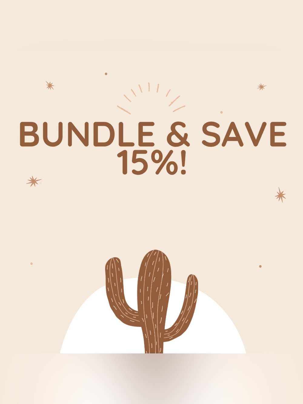 Save 15% & Combine Shipping on Bundles!
